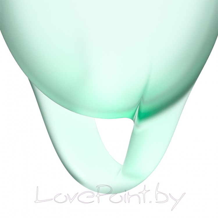 Менструальные чаши Satisfyer Feel Confident светло-зеленые, набор 2 шт