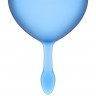 Менструальные чаши Satisfyer Feel Good синие, набор 2 шт
