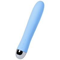 Вибратор с функцией нагрева и пульсирующими шариками Toyfa Physics Fahrenheit голубой